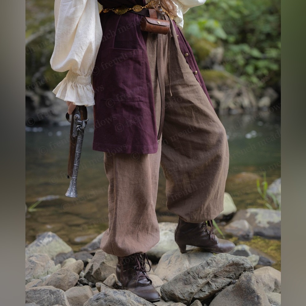 French Meadows Brown Pirate Pants Size Small